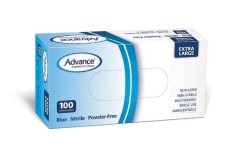 Blue Nitrile Powder Free Gloves | Extra Large
