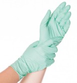 Biodegradable Green Nitrile Powder Free Gloves | Extra Small