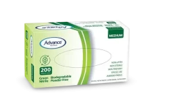 Biodegradable Green Nitrile Powder Free Gloves | Extra Small