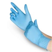 Blue Nitrile Powder Free Gloves | Small