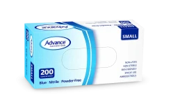 Blue Nitrile Powder Free Gloves | Small