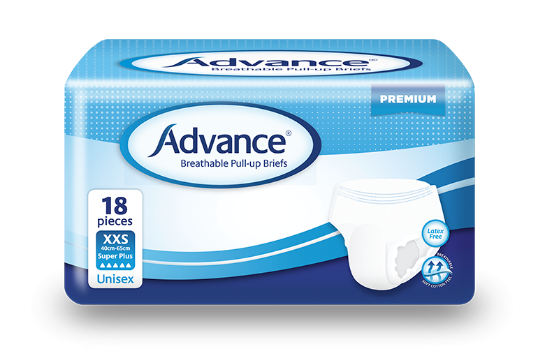 Breathable Pull-up Briefs (XXS 40-65cm / Super Plus)