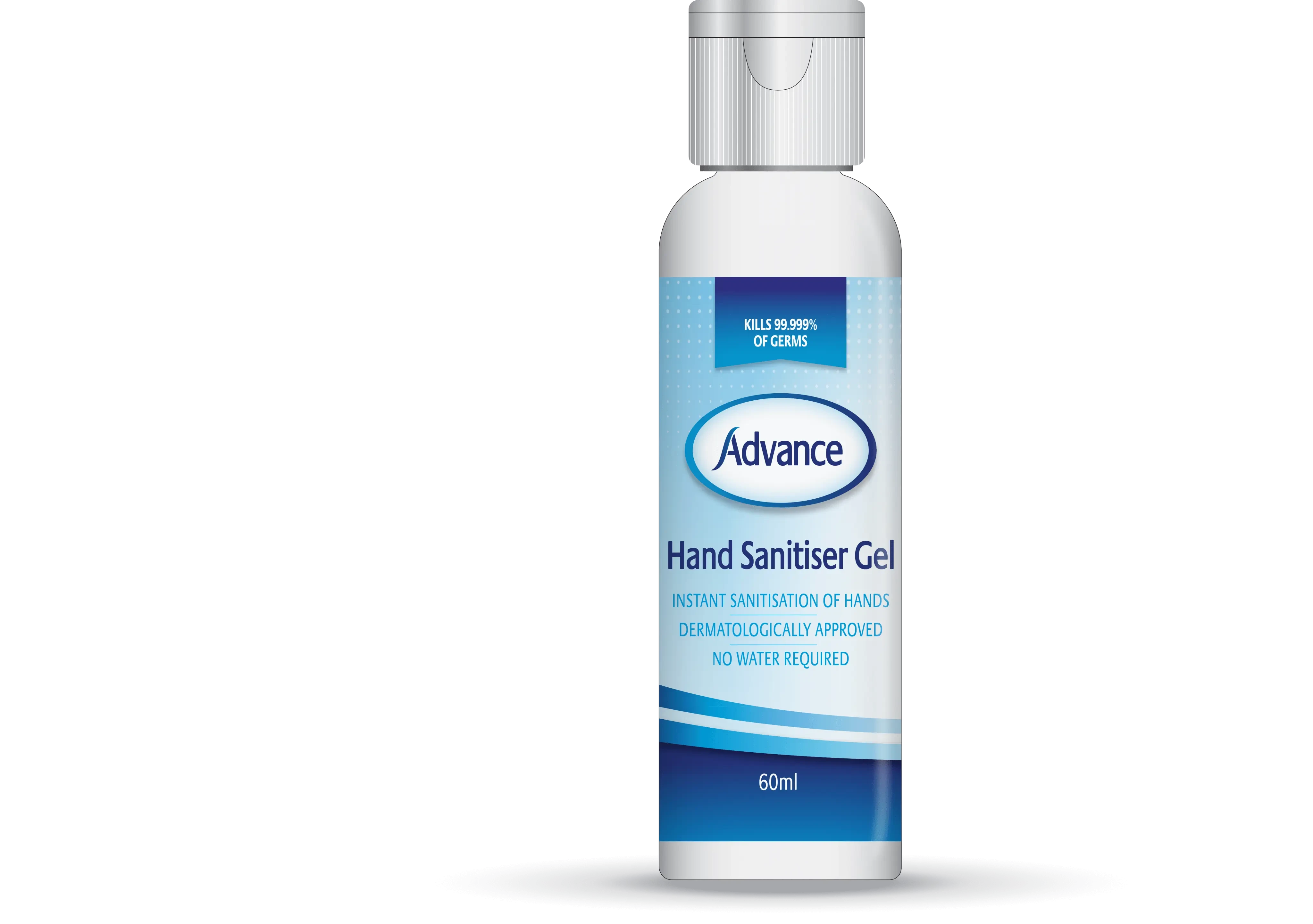 Hand Sanitiser Gel 70% alcohol (60ml)