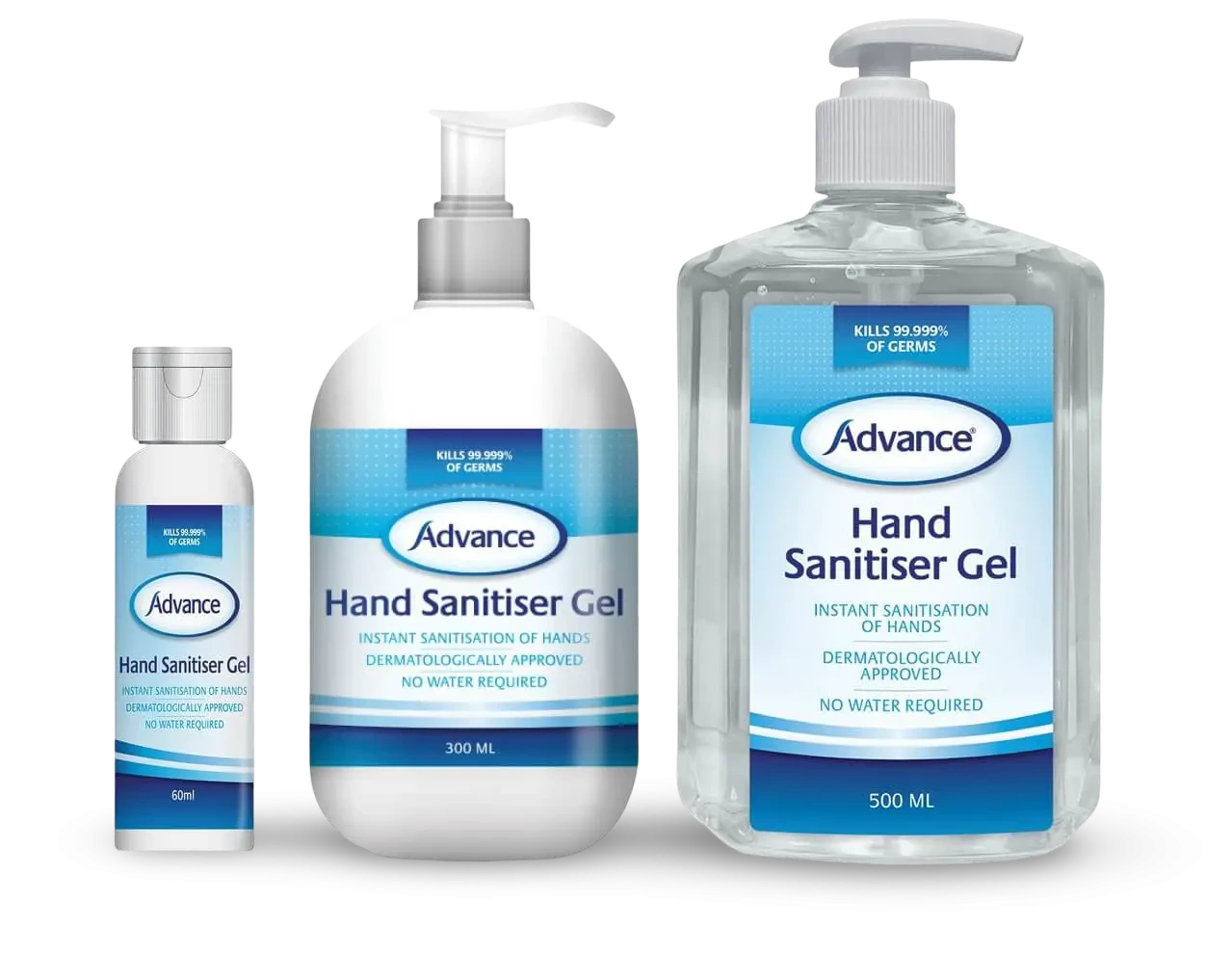 Hand Sanitiser Gel 70% alcohol (60ml)